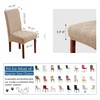 JUNZHE High Stretch Elastic Dining Chair Covers,Removable Washable Chair Protective
