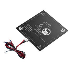 Sunydog Heated Bed, 12 V Aluminium Heated Bed Hotbed 220 x 220 x 3 mm with Wire Cable Heatbed Platform Kit Applicable to Anet A8 A6 3D Printer Parts