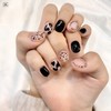 Dara Beauty March Art of the MonthBlack Heart Donut Nail❣