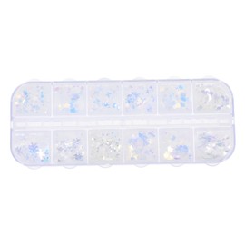 Housoutil Fashion Sequins Nail Ornament Safe for DIY Manicure of Nail Art Supplies for Women