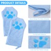 Risipu 2 Pcs Dog Cleaning Gloves for Dogs and Cats,
