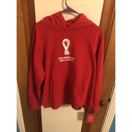 FIFA Outerstuff FIFA World Cup 2022 Denmark Red Hoodie Women’s Size XL
