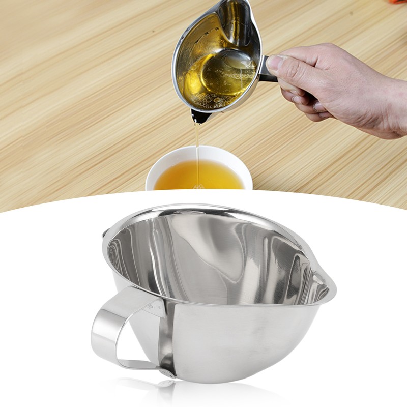 304 Stainless Steel Oil Fat Filter Baby Soup Oil Water