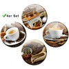 Fridge Magnets Coffee Cups Set of 4 Magnets for Magnetic