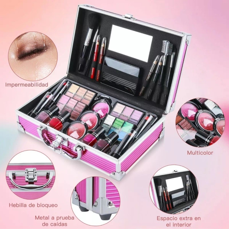 Gmdr Kit De Sombras Maquillaje Set Todo En Uno Neceser