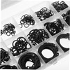 CHILDWEET Sturdy Steel 320pcs External Snap Retaining Clips d Ring