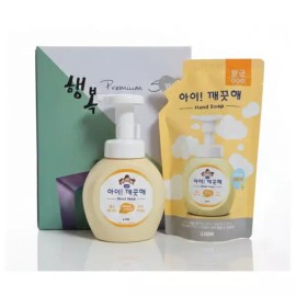 Lion 아이깨끗해 순2종세트 라이온 아이깨끗해 핸드워시 Lion Ikkeukeo Set of 2, Ikkeukeo Hand Wash