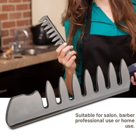 Peine De Peinado De Hombres, Peines para Cabello Herramienta De PeluqueríA Profesional para Hombres con Dientes Anchos Cabeza De Aceite Ideal para Todos Los Tipos Y Estilos De Cabello(#1)