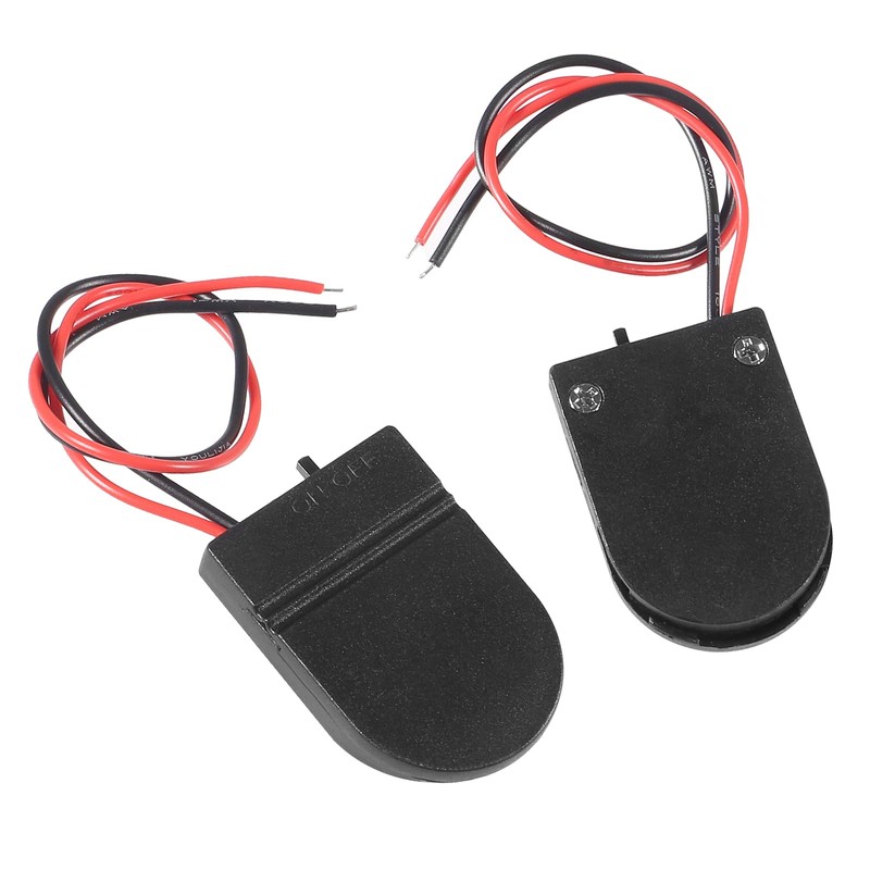 AOICRIE 12PCS 1X 3V CR2032 Battery Holder Coin Button Cell