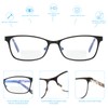 Bifocal Reading Glasses Women Blue Light Blocking With Clear Top