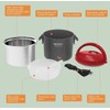 ELITE GOURMET Warmables Electric Lunch Box Food Warmer with Stainless