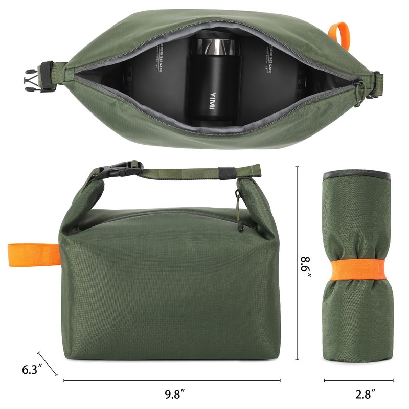 TWOOKTY Insulated Lunch Bag Reusable Lunch Tote Bag for Women