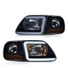 GRAND ORANGE Lightning Style Headlights LED DRL strip Compatible with