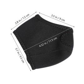 TOVINANNA 1pair Foot Sleeve Heel Support Socks Arch Support Protectors for Plantar Relief Comfortable and Breathable Cushions for Running and Sports Activities