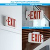 TORCHSTAR 8-Pack LED Exit Sign, Emergency Exit Light with Battery