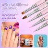 Lokaloka Nail Brush Set for Gel Nails, Nail Art, Double