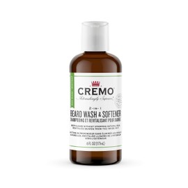 Cremo Beard Wash & Softener 2-in-1, Mint Blend, Soothe Beard Itch, Clean & Refreshen Beard, 4 oz