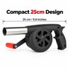 Portable Hand Blower for BBQ & Fireplace – Stainless Steel