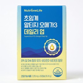 See detailed product description Nutrione Daily Up Supercritical Altige Omega 3 30 Capsules x 1 Box rTG Omega3 Daily Up Low Temperature Supercritical / 뉴트리원 데일리업 초임계 알티지 오메가3 30캡슐x1박스 rTG오메가3 데일리 업 저온초임계