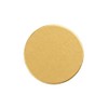 Caspari Round Luster Felt-Backed Coasters in Gold - 8 Per