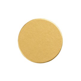 Caspari Round Luster Felt-Backed Coasters in Gold - 8 Per Box