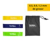 Tayga Set de 3 Mini Bandas de Resistencia Ligera para