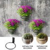 hisunfarm 2 Pcs 8 Inch Flower Pot Holder Hangers,Ring Wall