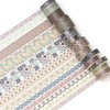 Songdao 12 Rolls Exotic Charm Washi Tape Set Floral Arts
