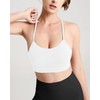 QUEENIEKE Sports Bras for Women Y Back Breathable Padded Thin