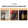 FastRack - 750 ml Clear Wine Bottles (Pack of 12)
