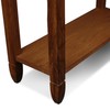 Rustic Slate Hall Stand - Rustic Oak Finish