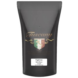 Tuscany Espresso, Dark Roast, Ground, 5-Pound Bag
