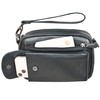 Leather Wrist Bag for Unisex Made of Cowhide Leather 21-