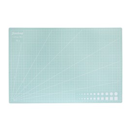 HARFINGTON A3 Self-Healing Cutting Mat 18"x12" Double-Sided Craft Cutting Board for DIY Art Work Sewing Cutting, Light Green