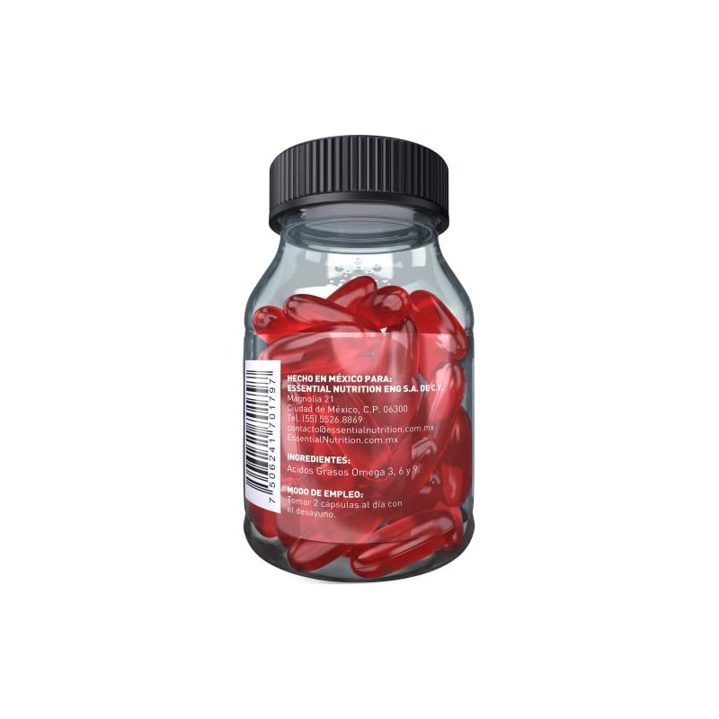 Essential Nutrition Tres Omegas 3-6-9 50 cápsulas de 1000 mg
