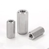 SyiXute 20 Pcs Long Rod Nut,M5 Hex Coupling Nut,Carbon Steel