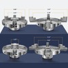 NNBWKIXI 6 Inch Wood Lathe Chuck Set 4 Jaws Self-Centering