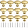 Roellgs 12Pack Cupboard Knobs Black Door Knobs Black Cabinet Knobs