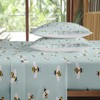 Pamnest Full Size Bed Sheet Sets, Cute Bee Honey Soft