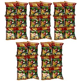 WAI WAI Instant Noodle (Oriental Style) - 1.93oz - 60g (Pack of 30)