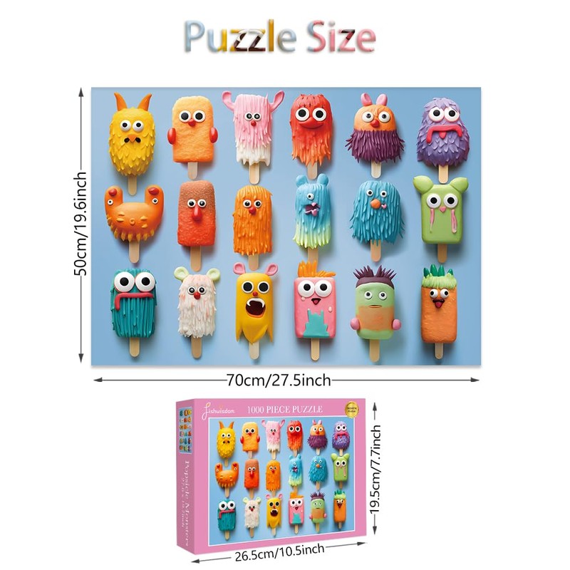 fishwisdom 1000 Pieces Jigsaw Puzzles for Adults and Teens and