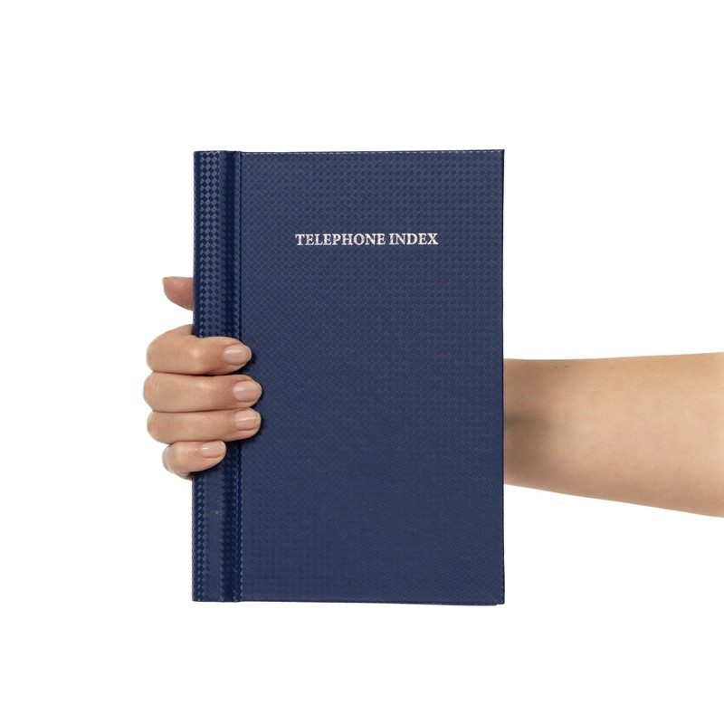 Telephone Address Book A-Z Index Hard Back Cover A5 Address