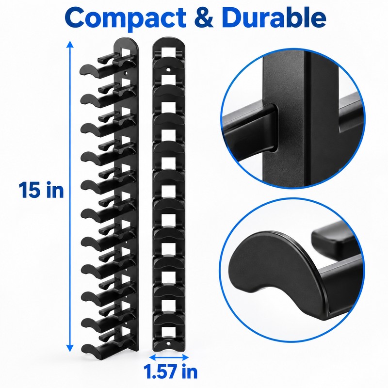 Wall-Mounted Baseball Cap Organizer for Hat Storage – Multi-Layer ABS