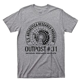 The Thing Outpost 31 T Shirt U.S. Antarctica Research Program Horror Science Fiction Movie Tee