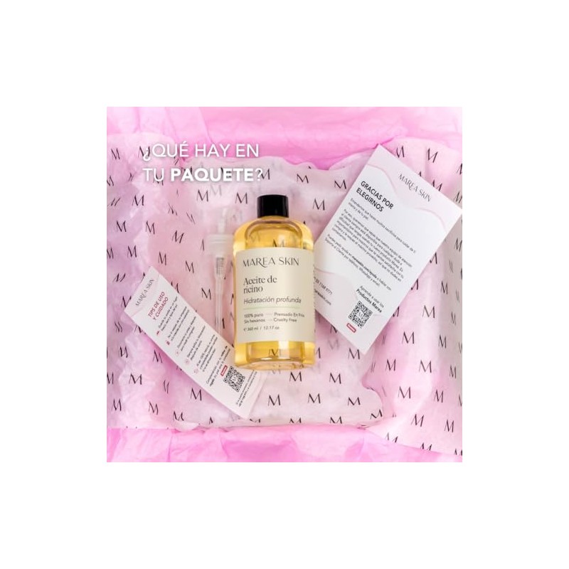 Aceite de Ricino 100 Puro Castor Oil Cold Pressed, 250