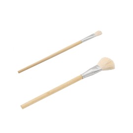 Gilding Brush - Goat Hair Paint Brush for Edible Gold Leaf, Flakes, Sheets (Type2 & Type7) - Leaf Sweeper