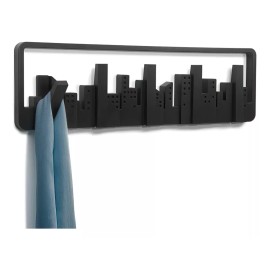 Loft Perchero Organizador Skyline Ciudad Edificios Plegables