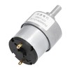 JGB37‑520 12V 600RPM DC Worm Gear Motor Turbo Reducer Shaft