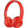Beats Solo3 Wireless On-Ear Headphones - Citrus Red (Renewed)