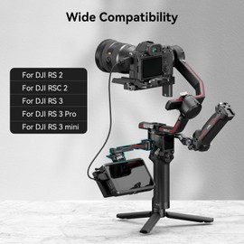 SMALLRIG RS4 RS4 Pro RS3 RS3 Pro RS3 Mini RS2 Monitor Mount with NATO Clamp NATO Clamp for DJI RS 2 RS 2/RSC 2/RS 3/RS 3 Pro/RS 3 Mini/RS 4/RS 4 Pro - 3026B